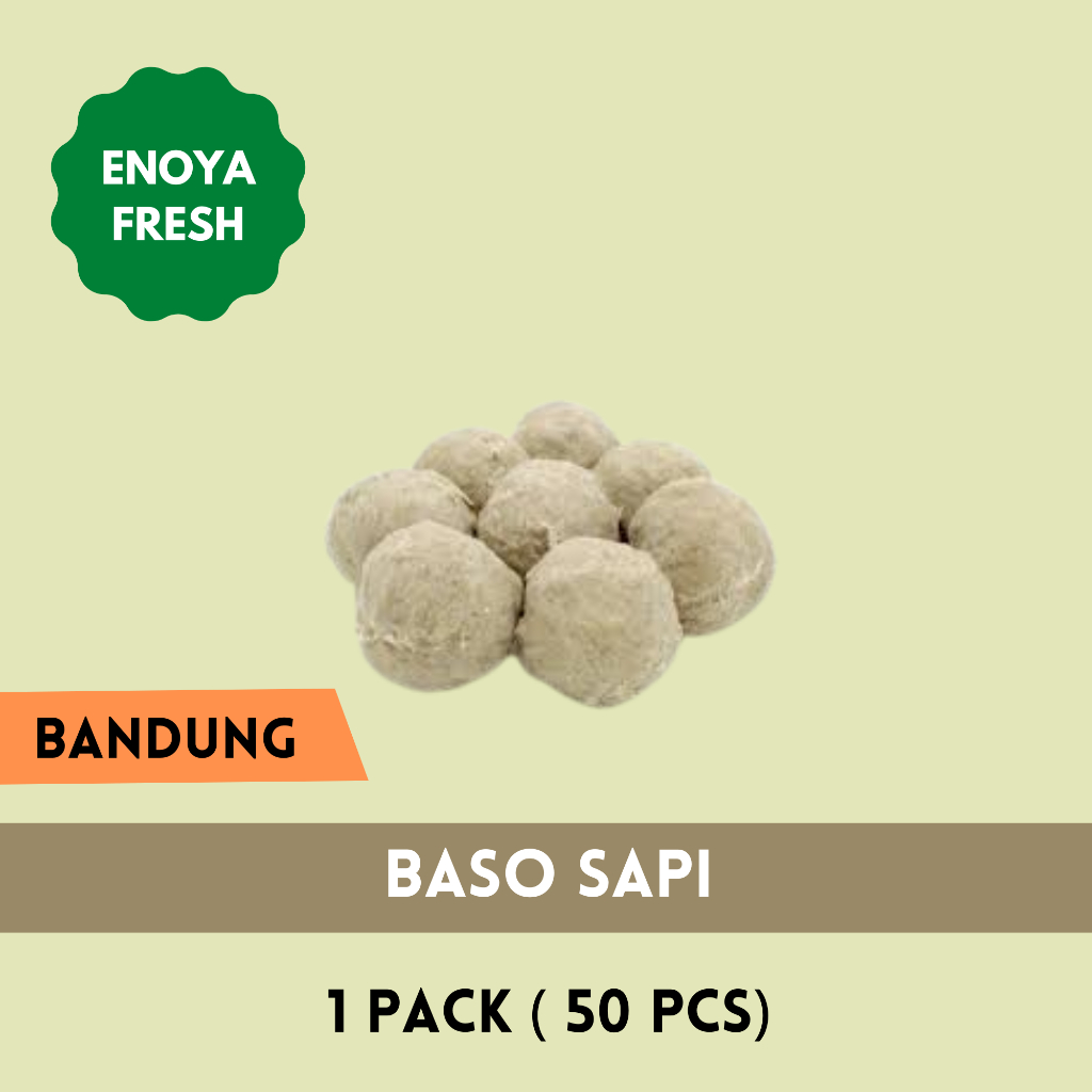 

Bakso Sapi 50 pcs Bandung