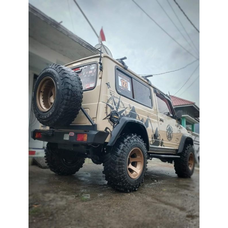 Bemper Belakang Jimny Katana Lampu Pendek.