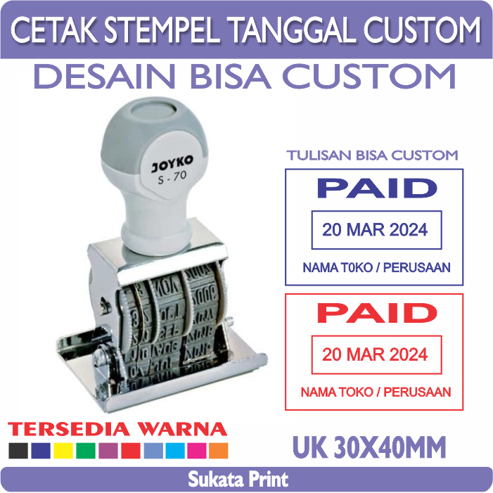 

Cetak Stempel Tanggal Logo Custom | Cetak Stempel Tanggal Custom