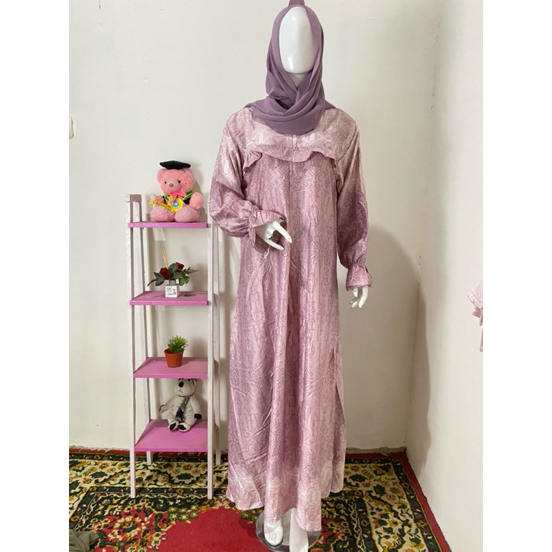 Marwah Pink Gamis Ramadhan Series