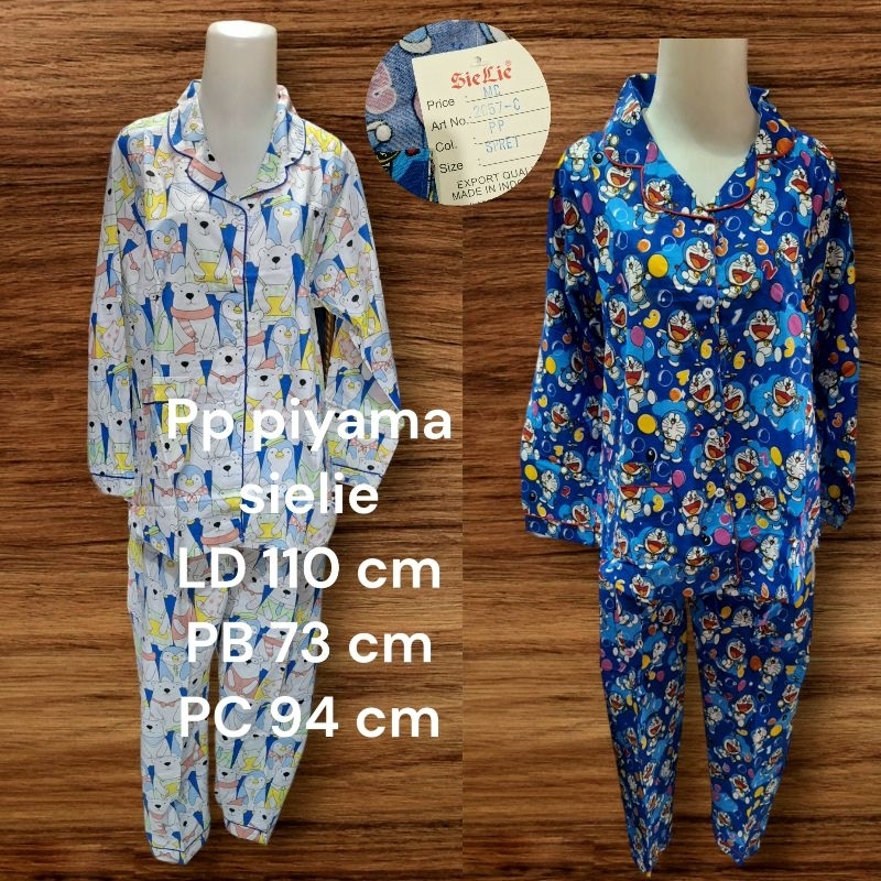 PIYAMA/BAJU TIDUR / PAKAIAN WANITA PP SIELIE LENGAN PANJANG