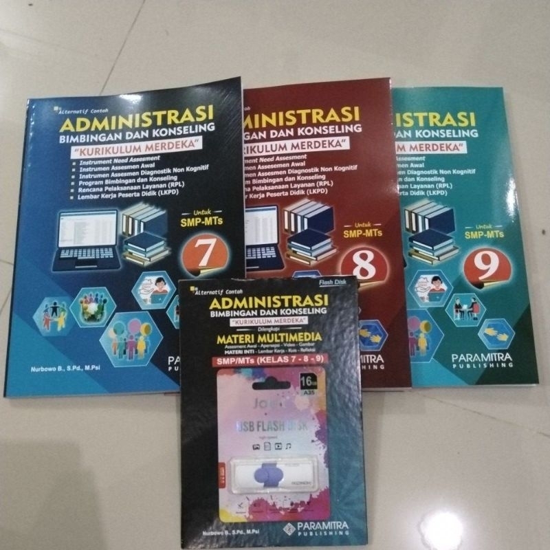 ADMINISTRASI BK 3 KELAS + FLASHDISK SMP /SMK / SMA