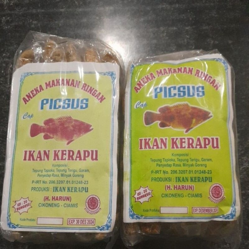

PISCUS IKAN KERAPU KEMASAN EKONOMIS ISI 20