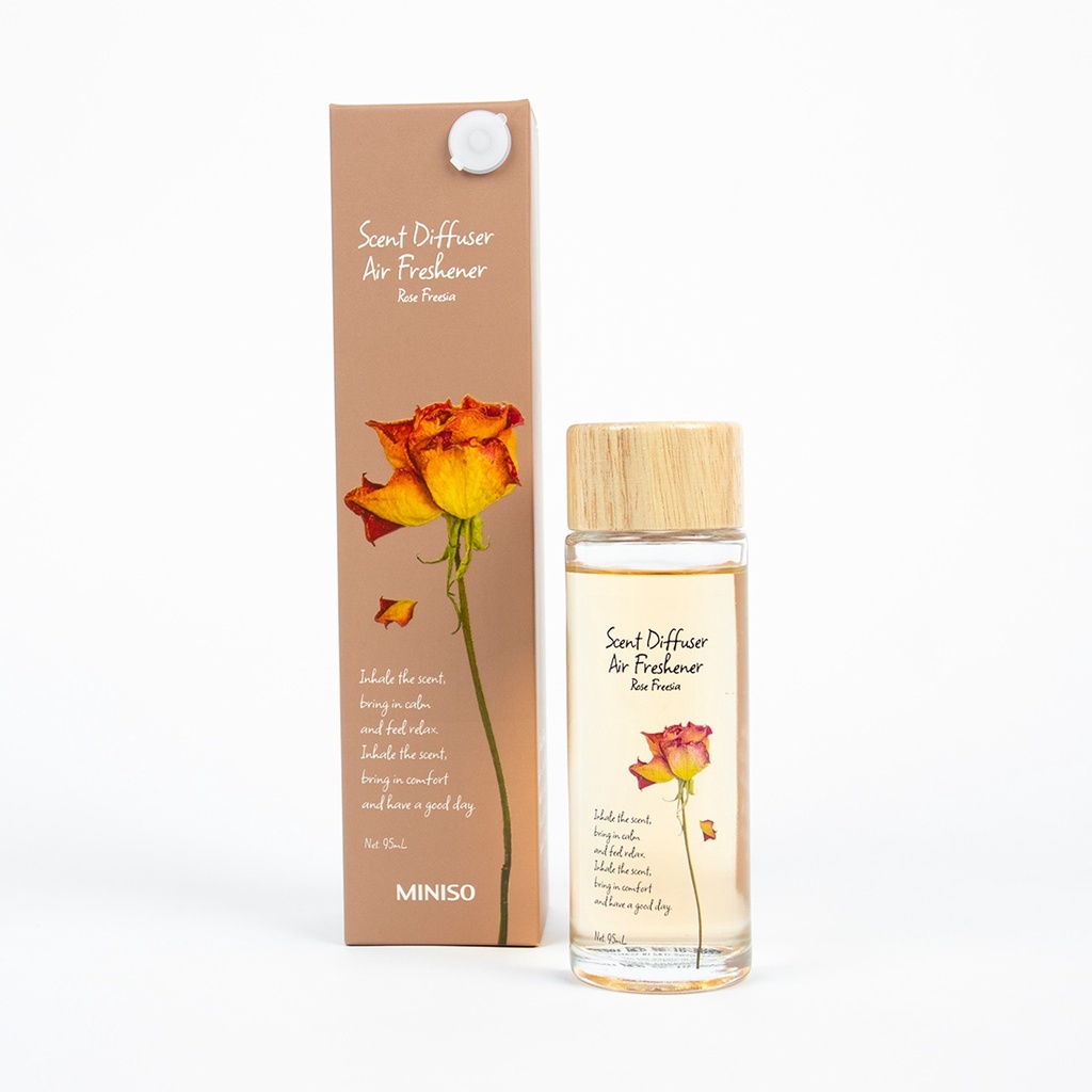 MINISO SCENT DIFFUSER 95mL Sakura Reed Diffuser Flower Air Freshener Aromaterapi Parfum Ruangan Peng