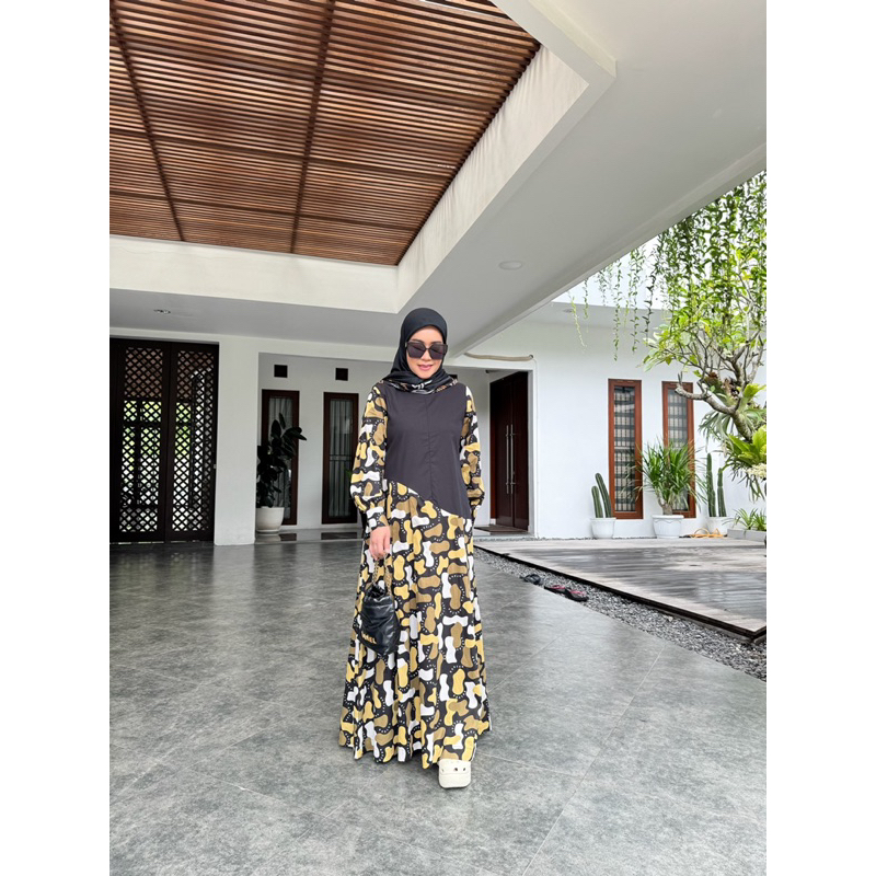 Jameela Dress korina/dress korina terbaru/ dress printing