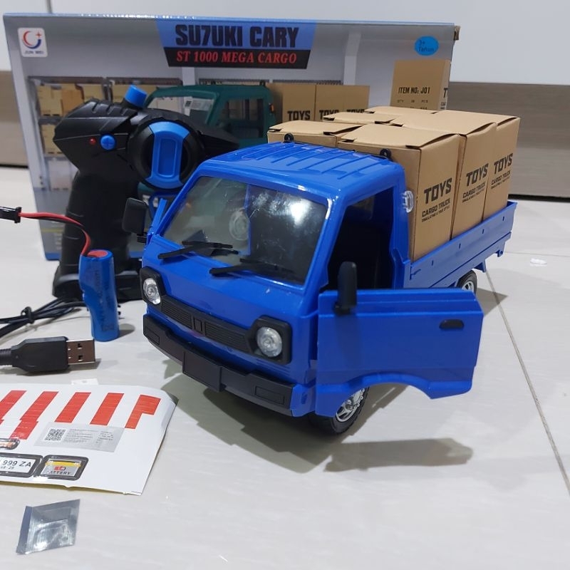 MOBIL REMOTE CONTROL, RC PICK UP CARGO BUKA PINTU, MOBIL RC PICK UP, MOBIL REMOTE BUKA PINTU
