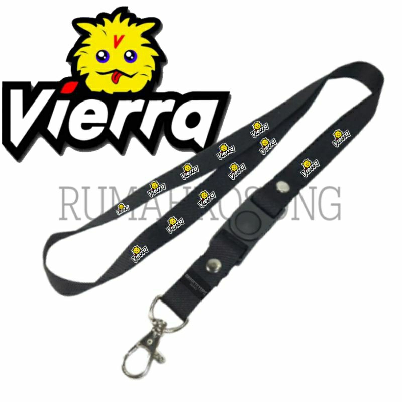 

LANYARD VIERRA / VIERRATALE / TALI LANYARD BAND / LANYARD ART / GANTUNGAN HANDPHONE NAME TAG KARTU NAMA ID CARD / LANYARD POLOS / LANYARD HITAM