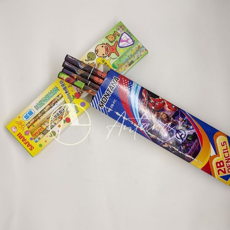 

12 PCS Pensil 2B
