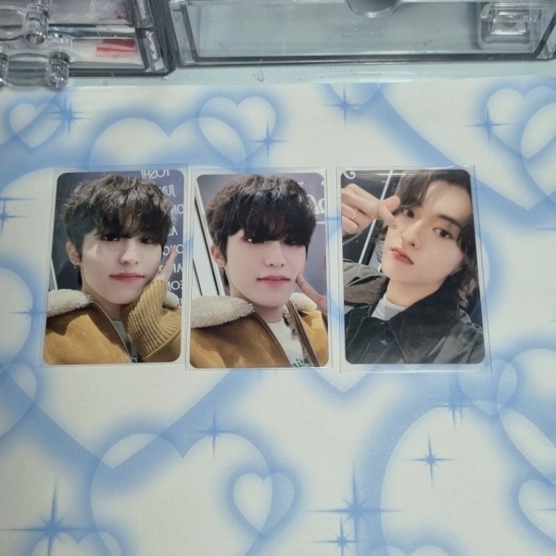 [ wajib ganti ke jnt ] treasure jeongwoo haruto official photocards | 2023 hello tour md acrylic, pa