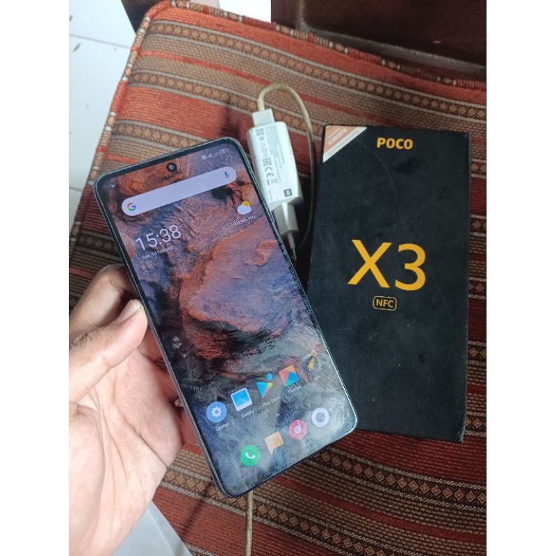 Xiaomi POCO X3 NFC 8/128 Fulset Second/bekas