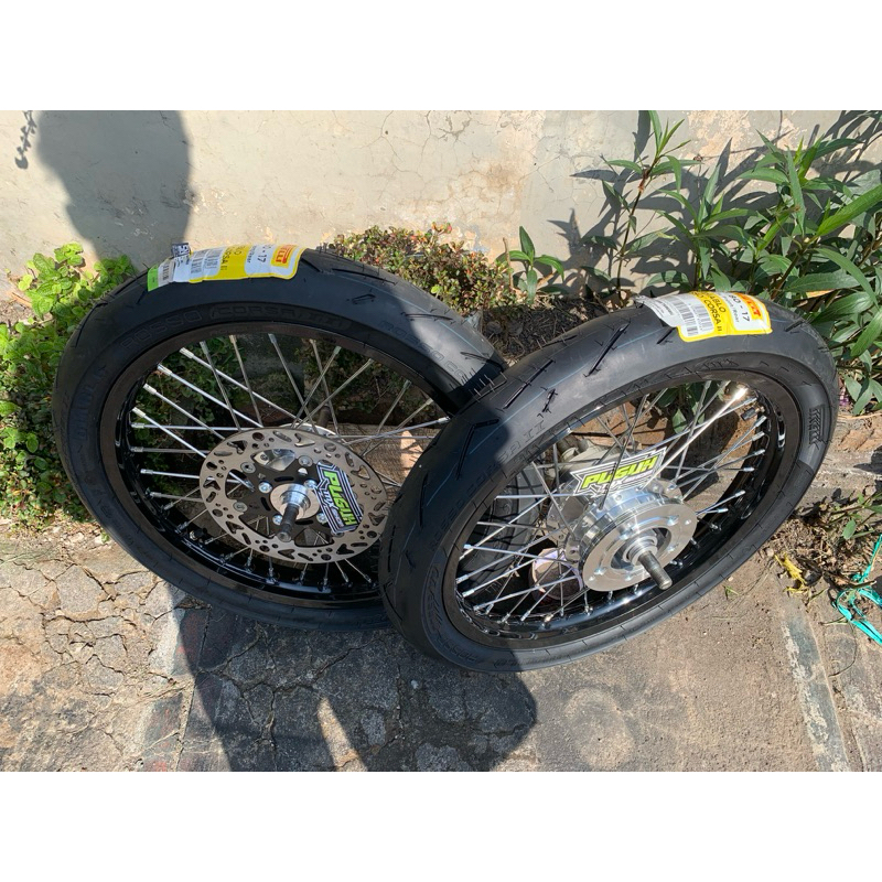 wheelset semi cacing mxking mx new pnp crf150L klx150