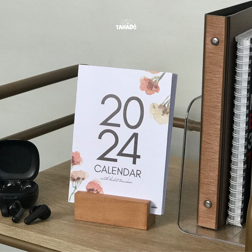 

Kalender + Habits Tracker by Tahado || Kalender 2024 || Kalender Meja || Standing Calendar || Journal Set