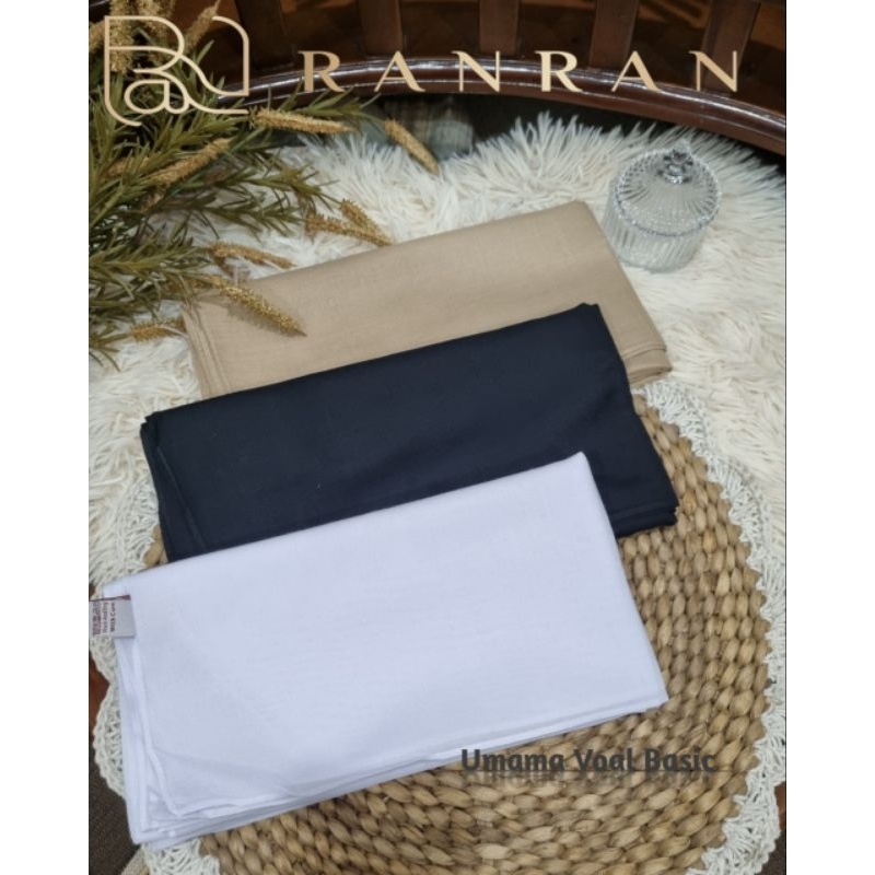 Hijab Segiempat Basic Voal Umama Seragam Sekolah