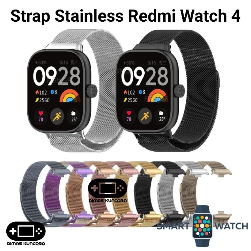 Strap Stainless Redmi Watch 4 tali jam tangan steel xiaomi