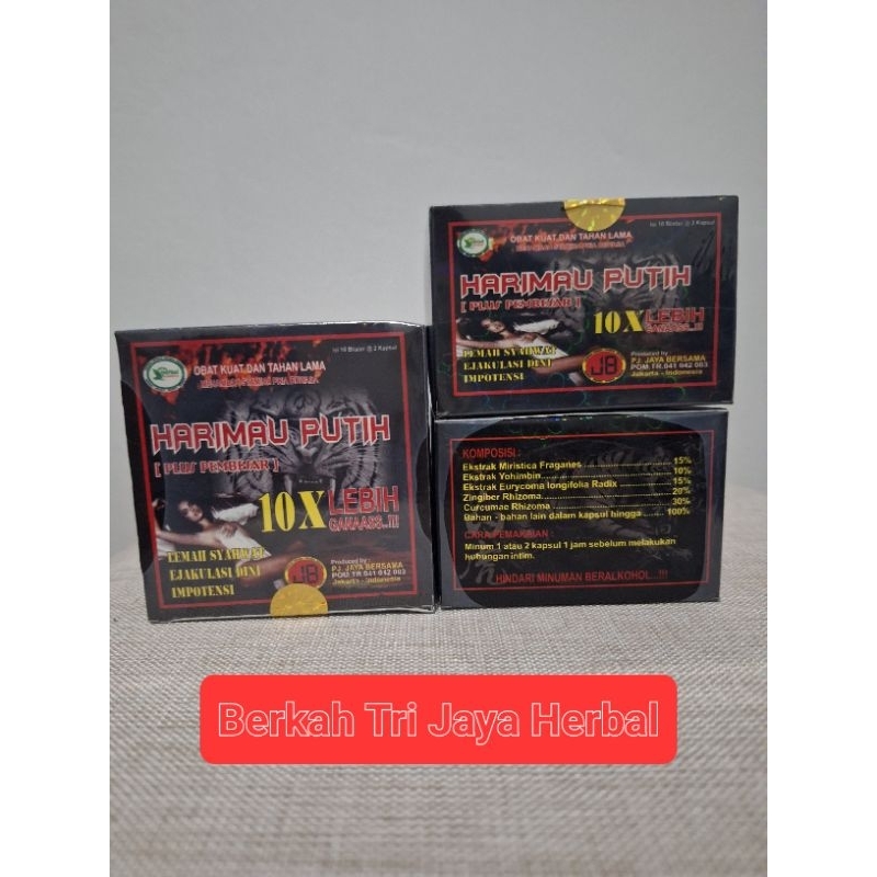 HARIMAU PUTIH KAPSUL herbal