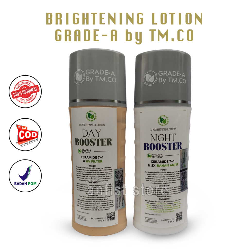 GRADE A BY TMCO LOTION INJEKSI  BOOSTER HB PEMUTIH BADAN BPOM