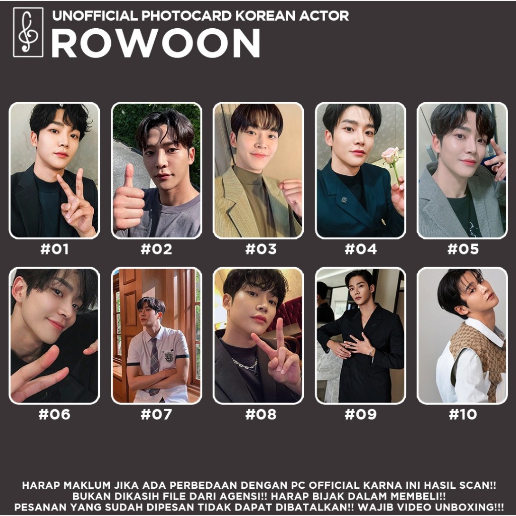 Harga rowoon photocard unofficial Terbaru Mei 2025 | BigGo Indonesia