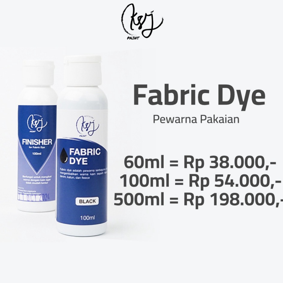 Ready wantex Pewarna kain jeans jaket dan hoodie premium  merek KSJ