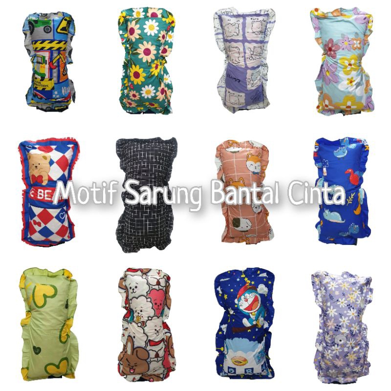 SARUNG BANTAL JUMBO/PANJANG, SARUNG BANTAL CINTA, BANTAL CINTA, BANTAL