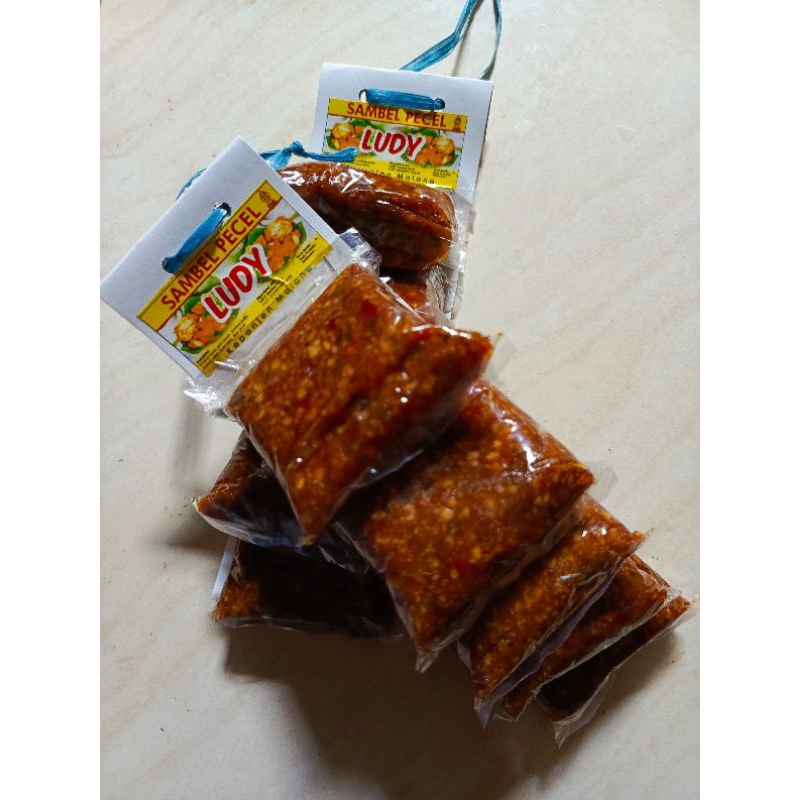 

Sambel Pecel Ludy 450 gr rentengan isi 5