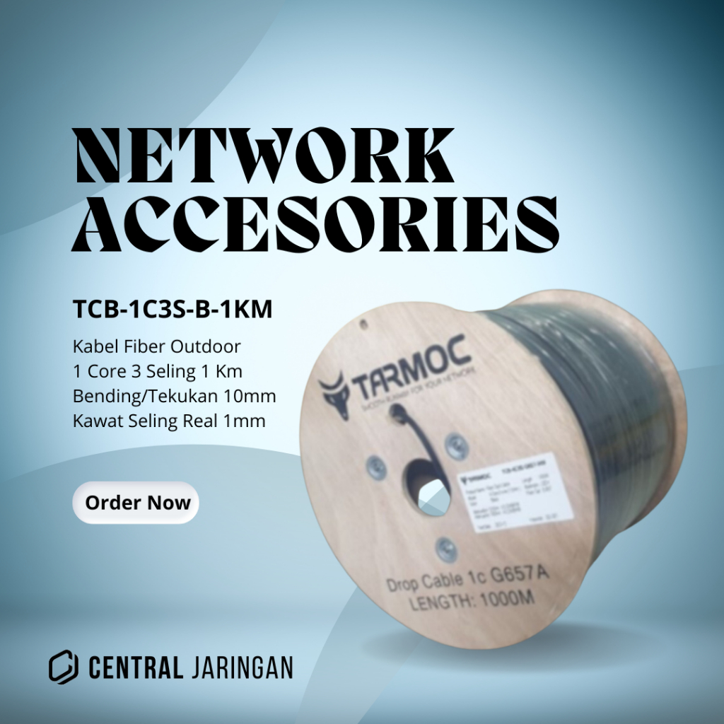 Kabel Dropcore FO 1 CORE 3 SELING 1000m/Cable FO Drop Core SM 1 Core