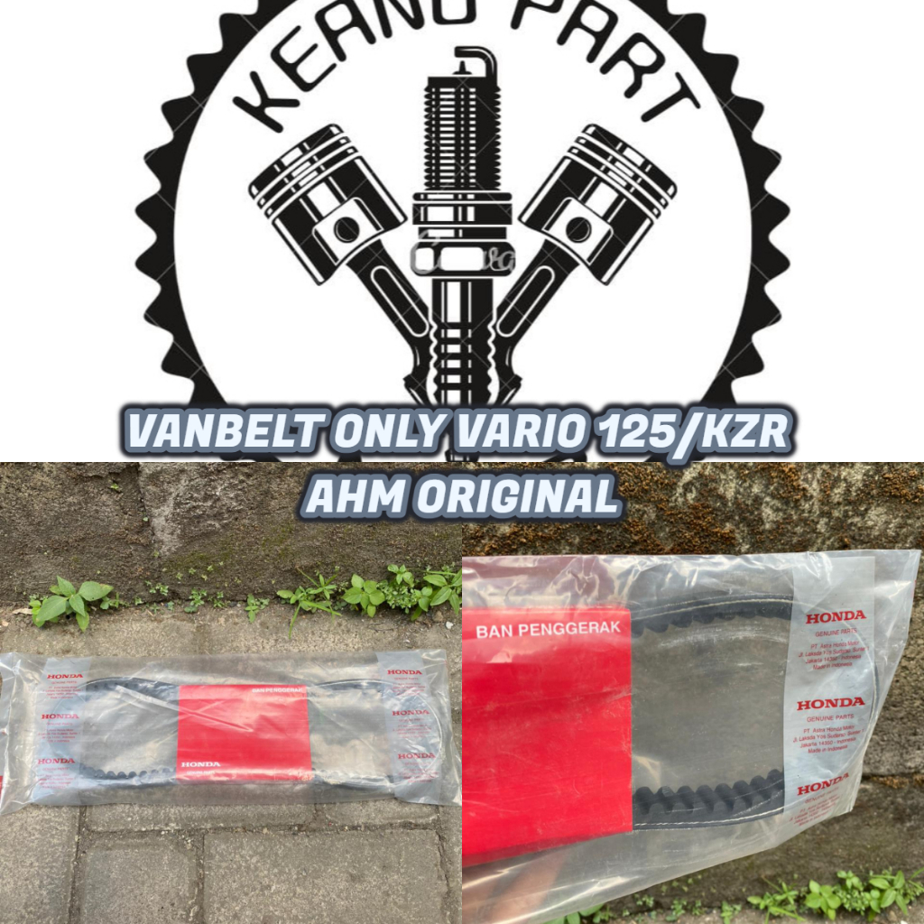 VANBELT ONLY V BELT VARIO 125/KZR VARIO 125 LAMA AHM ORIGINAL || VANBELT V BELT ONLY VARIO 125 OLD/K