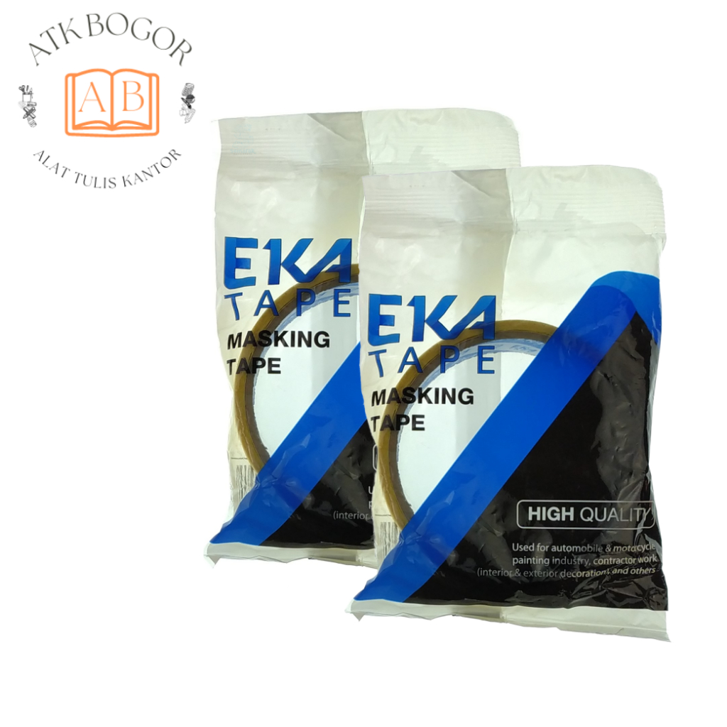 

Isolasi Lakban Kertas Eka Tape Masking Tape 22 mm x 10 Y [1 Lusin / 12 Pcs]