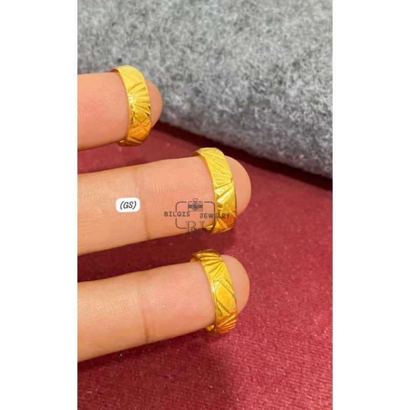 Cincin koin91 motif ukir kipas