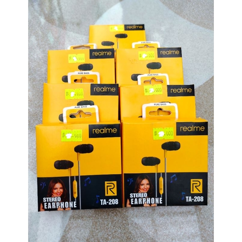 handset brand realme murahEarphone Realme TA-208