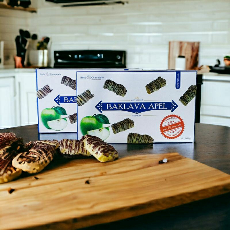 BAKLAVA APEL oleh oleh malang premium viral dari buah Apel Asli