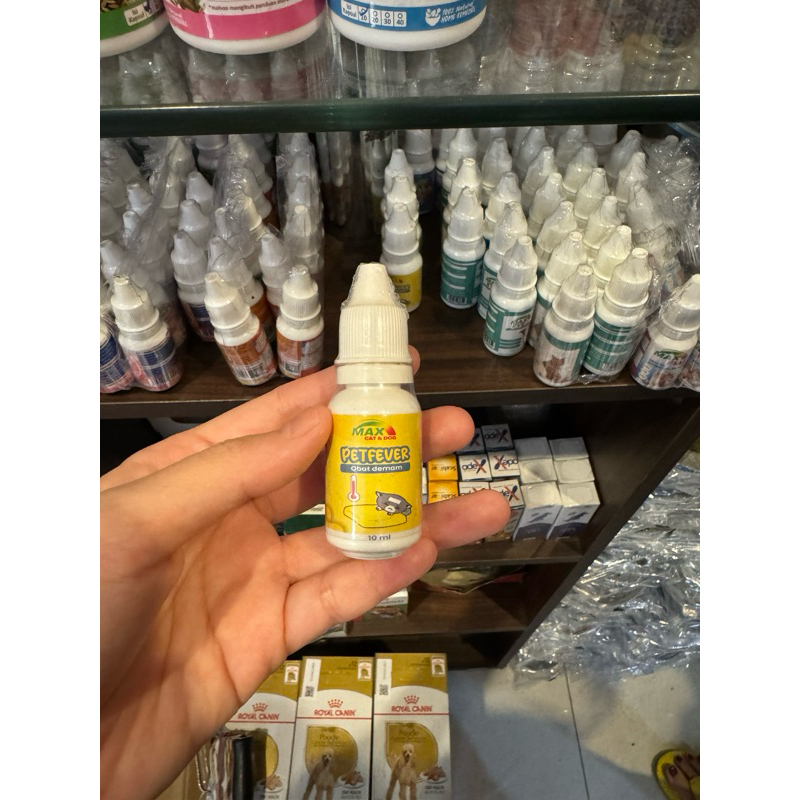 Obat Penurun Panas Kucing - Demam Sakit Cat Anak Pet Anjing Dog Kitten