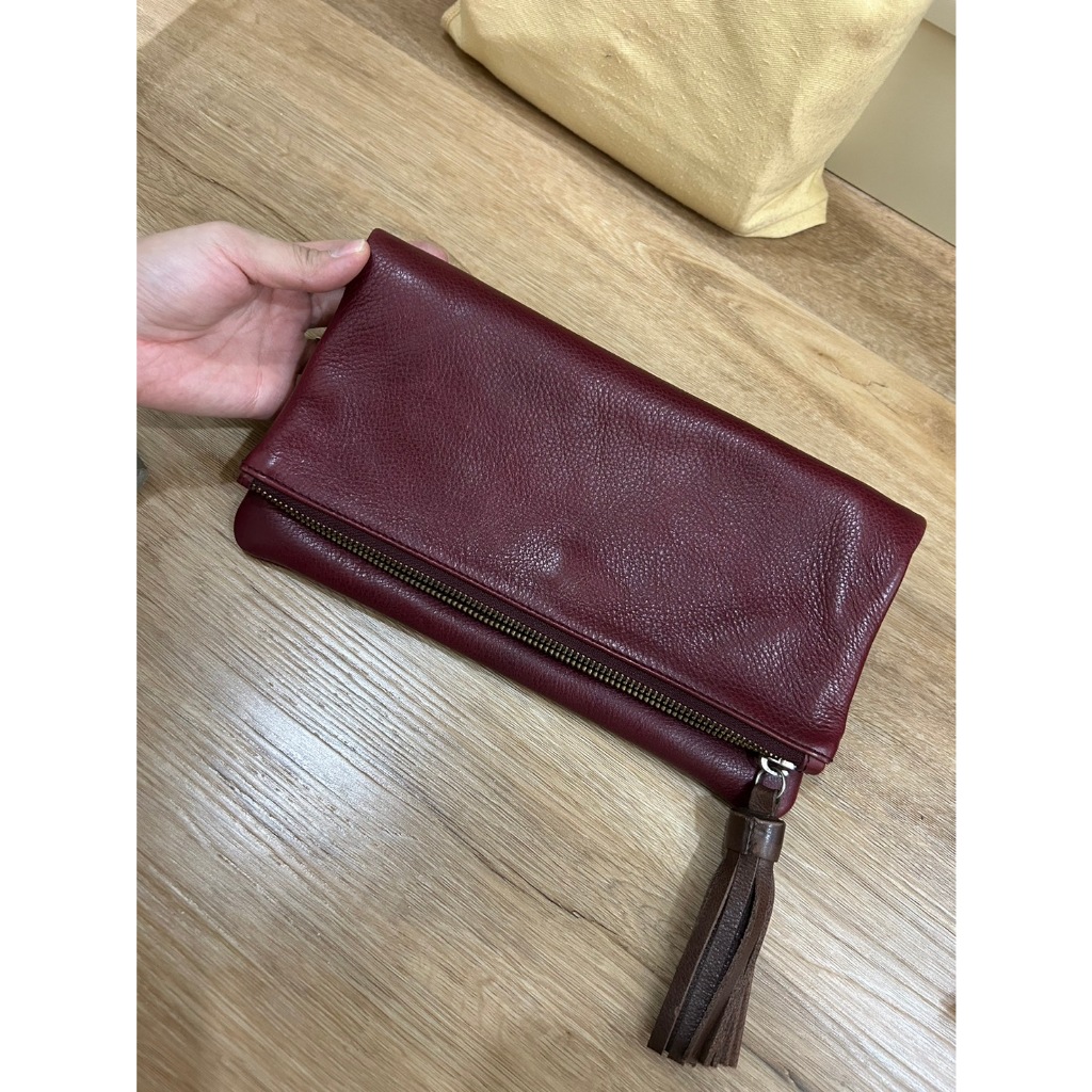 preloved clutch massimo dutti