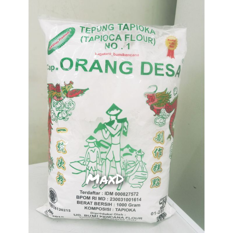 

Tepung Tapioka Orang Desa 1 kg