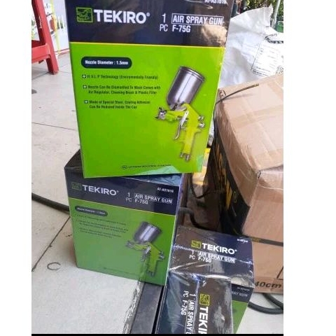 SPRAY GUN TEKIRO F75G / SPRAY GUN TEKIRO TABUNG ATAS/SPED CAT TEKIRO