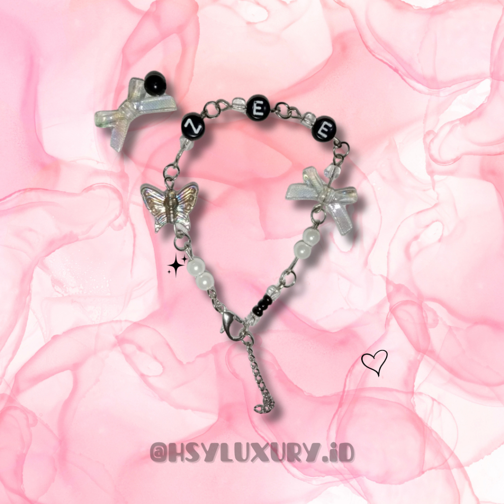 BEADS BRACELET HURUF/GELANG HURUF CUSTOM NAMA