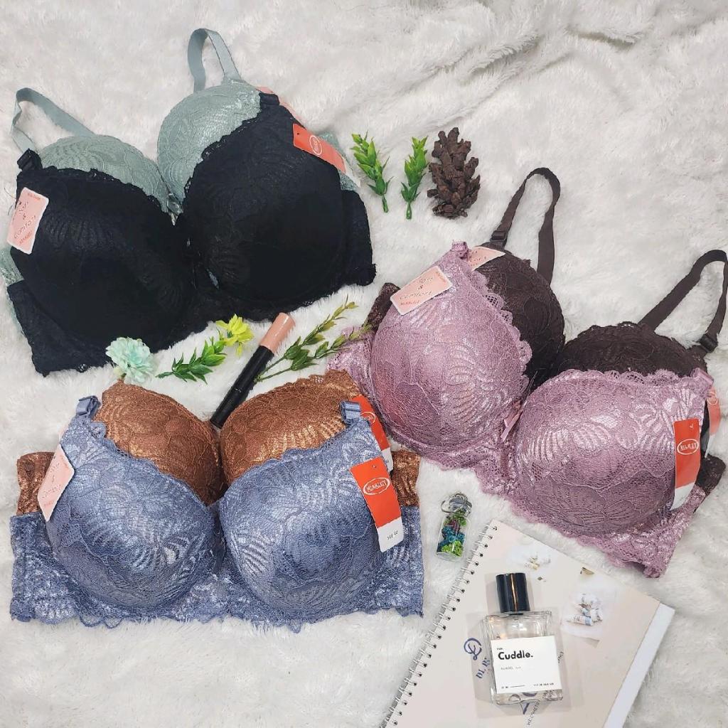 Bra kawat burkat busa tebal cup besar kait 3 art 7083