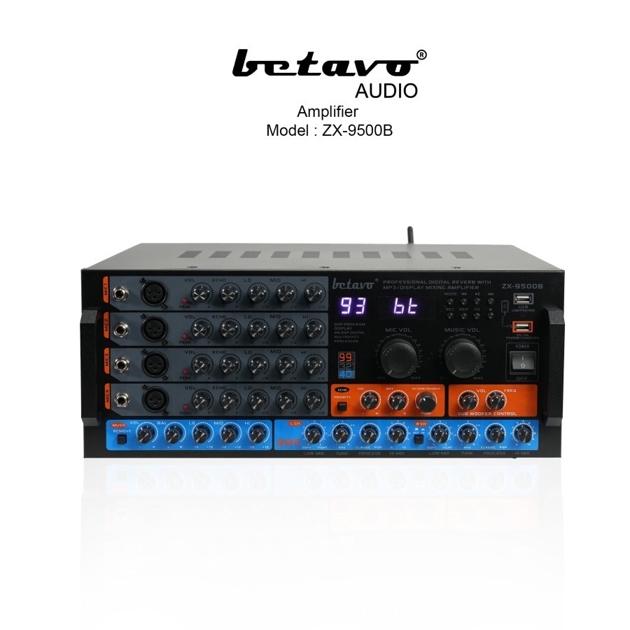 AMPLIFIER BETAVO ZX 9500 B / ZX9500B / ZX 9500B ORIGINAL BLUETOOTH