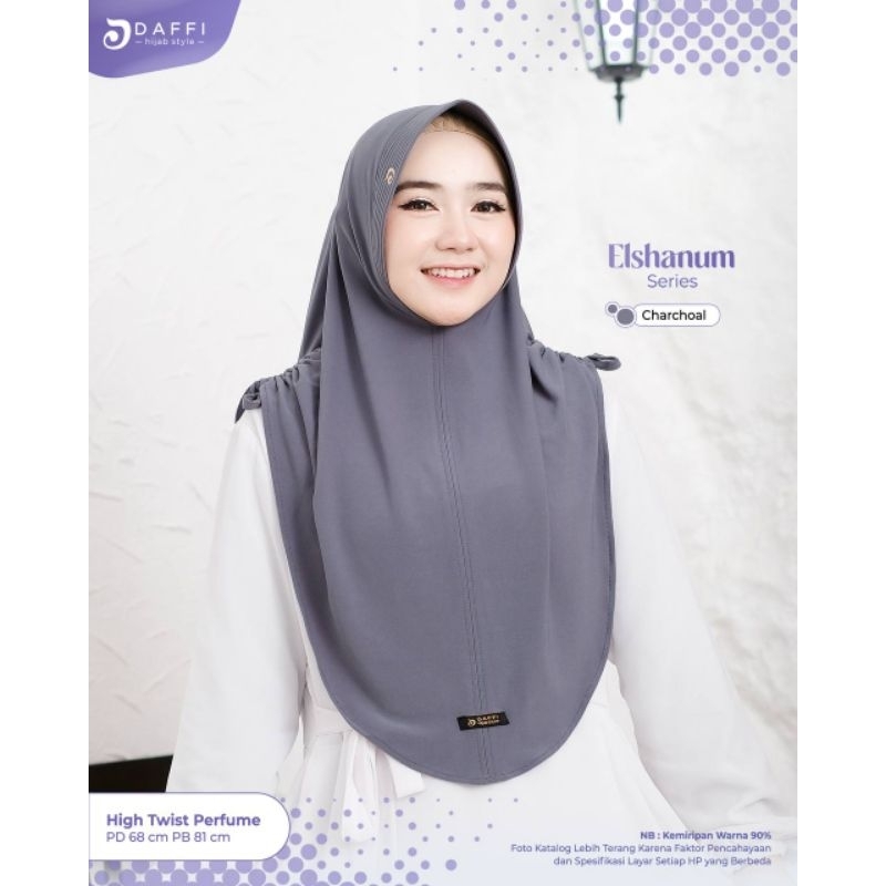 ELSHANUM HIJAB INSTAN SERUT PINGGIR ORI DAFFI HIJAB