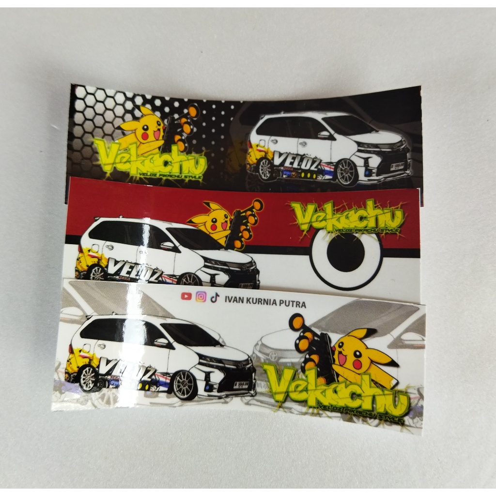 

stiker vekachu asli dari unit isi 1biji