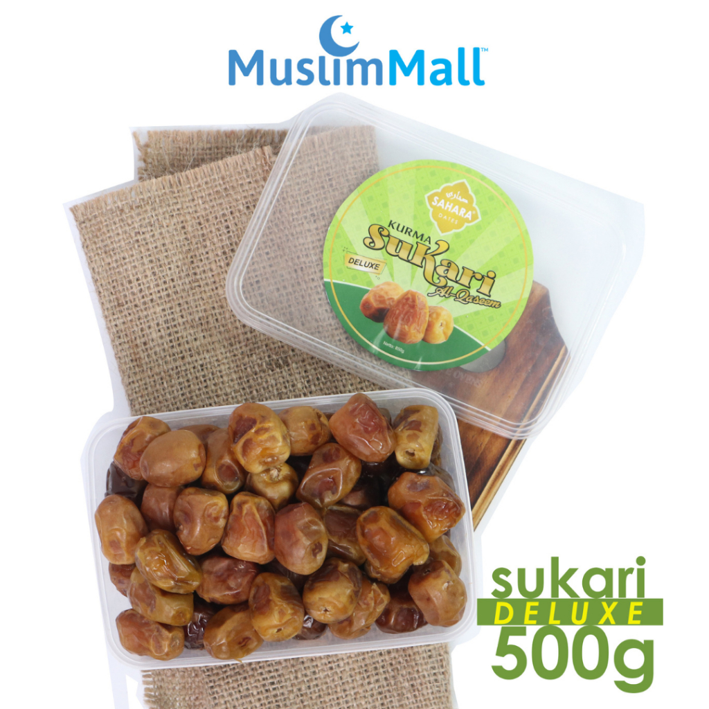 

Kurma Sukari 500gr Deluxe - Sahara Sukkari Korma Raja
