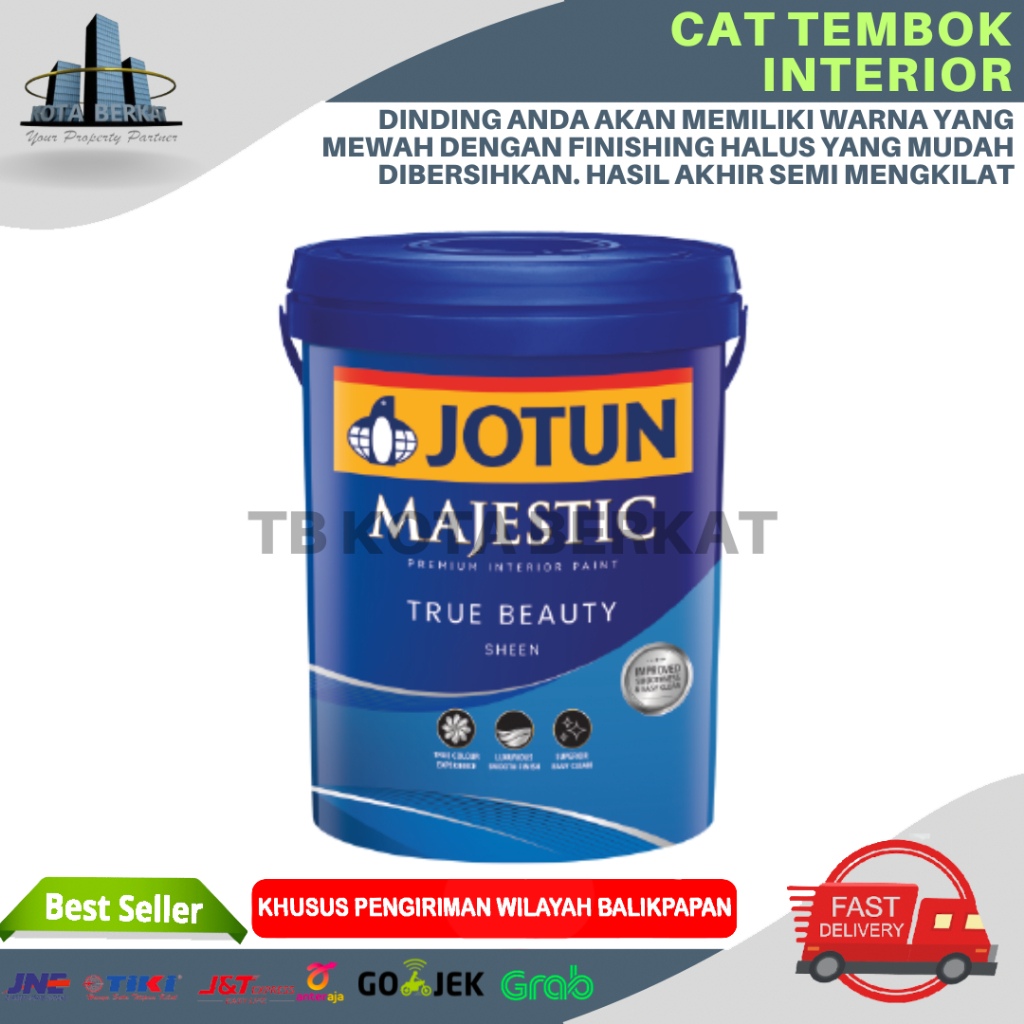 CAT TEMBOK INTERIOR / JOTUN TRUE BEAUTY MAJESTIC SHEEN 2.5L