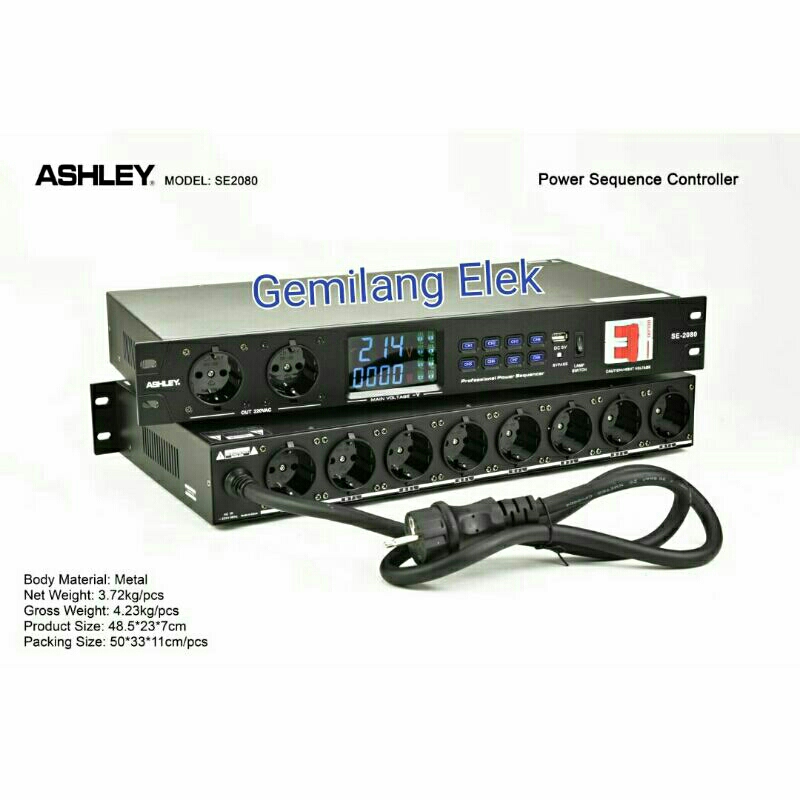 Power Sequencer Controller ASHLEY SE 2080 Original