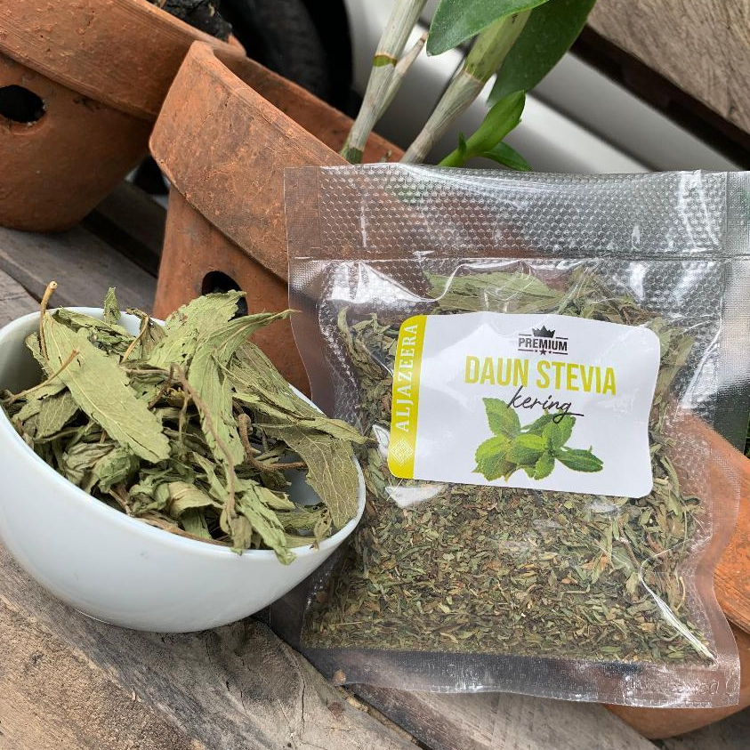 

Daun stevia kering pemanis alami 100% original