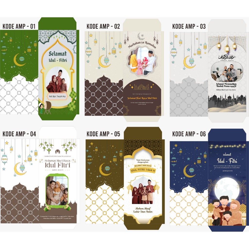 

Amplop Lebaran Custom / Amplop Idul Fitri Custom / Amplop THR Custom