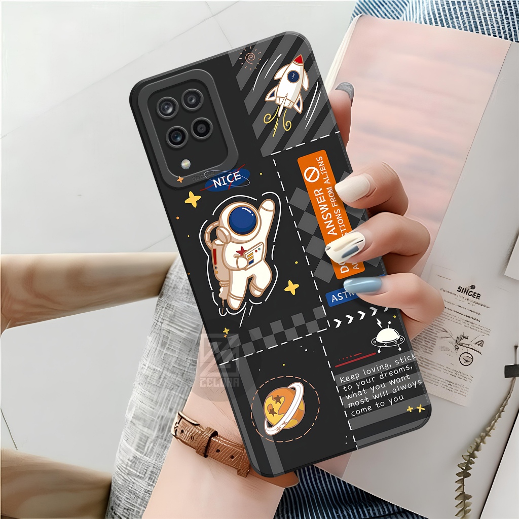 Case Samsung Galaxy A12/M12 Terbaru - Fashion Case Astronod - Softcase Samsung Galaxy A12/M12 - Case