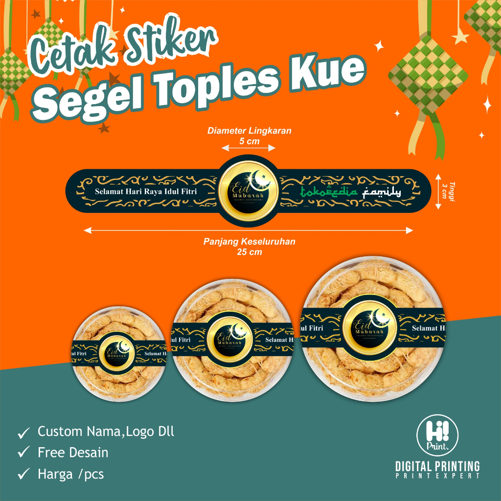 

Cetak Stiker Segel Toples Kue Lebaran Custom