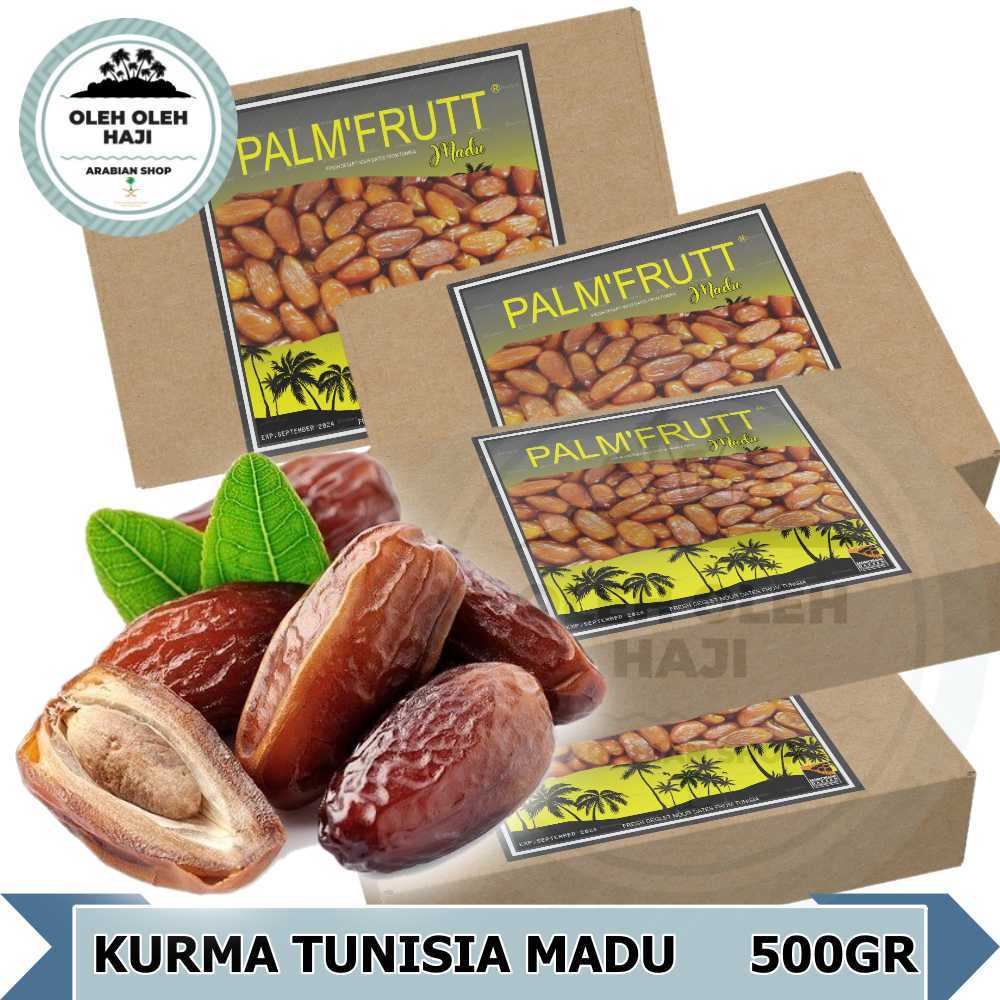 

[NEW] kurma palm madu /tunisia madu 500gr [KEMASAN BOX MIKA]