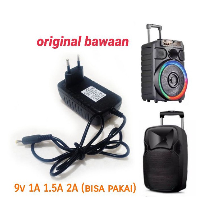 HVn original adaptor charger 9v 1a 15a 2A Jack Risman casan speaker meeting universal 4mm 17mm  Best