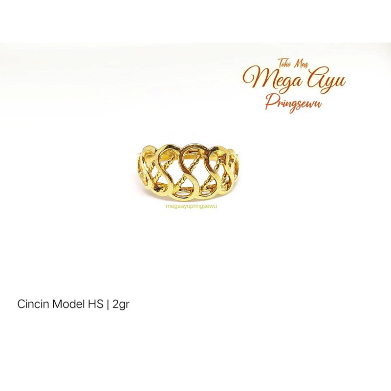 cincin palembangan emas 5k