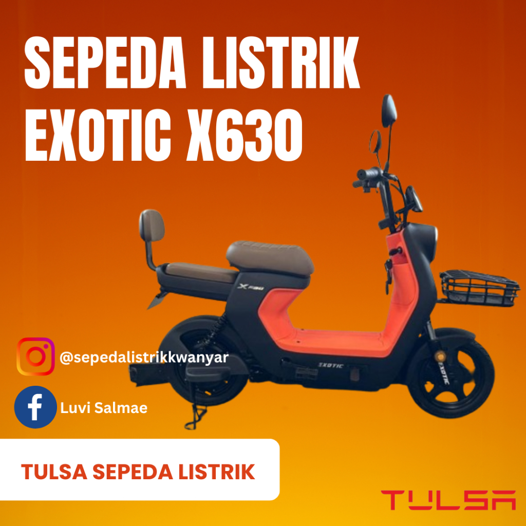 EXOTIC X630 | Sepeda Listrik